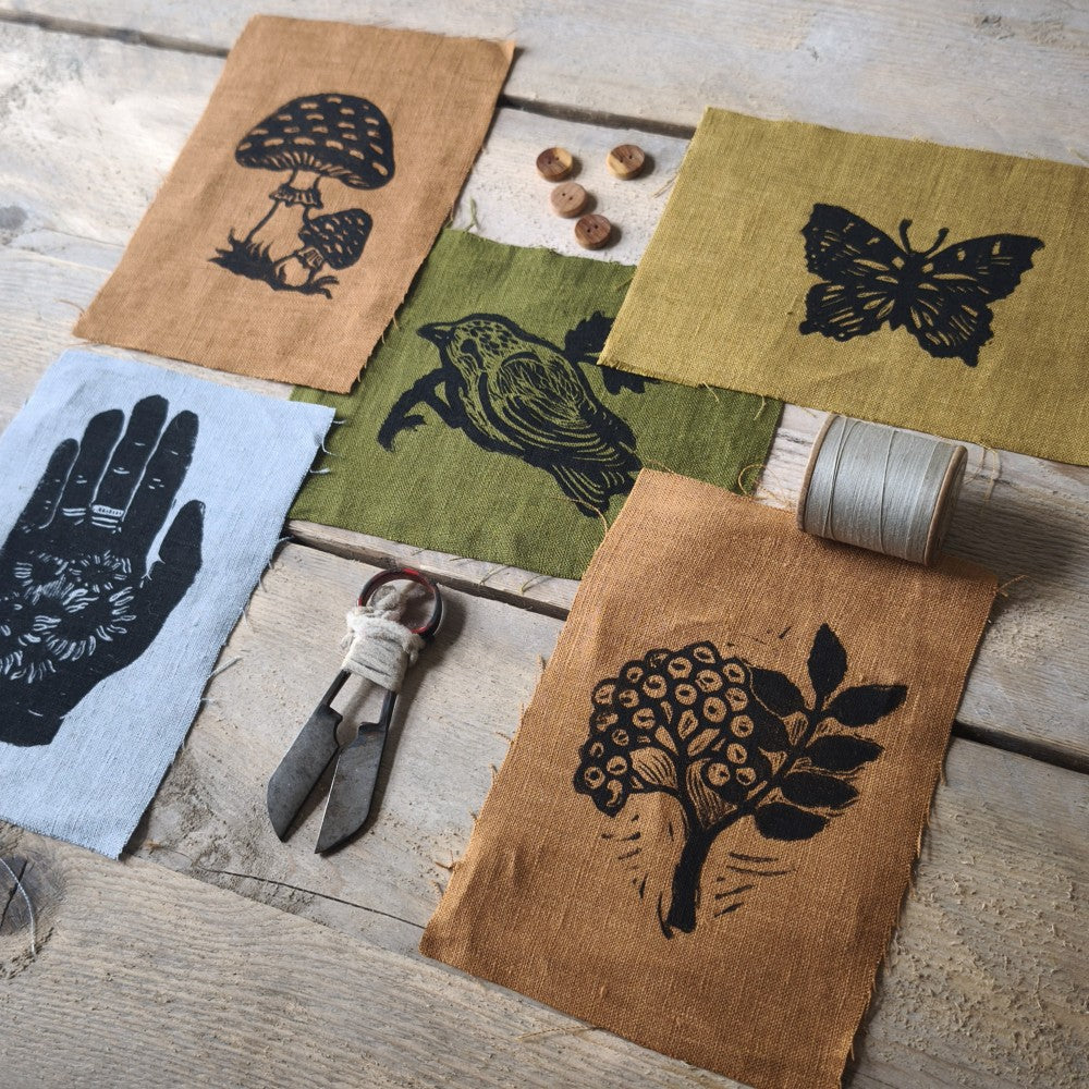 Rosanna Morris Hand Printed Linen Patches