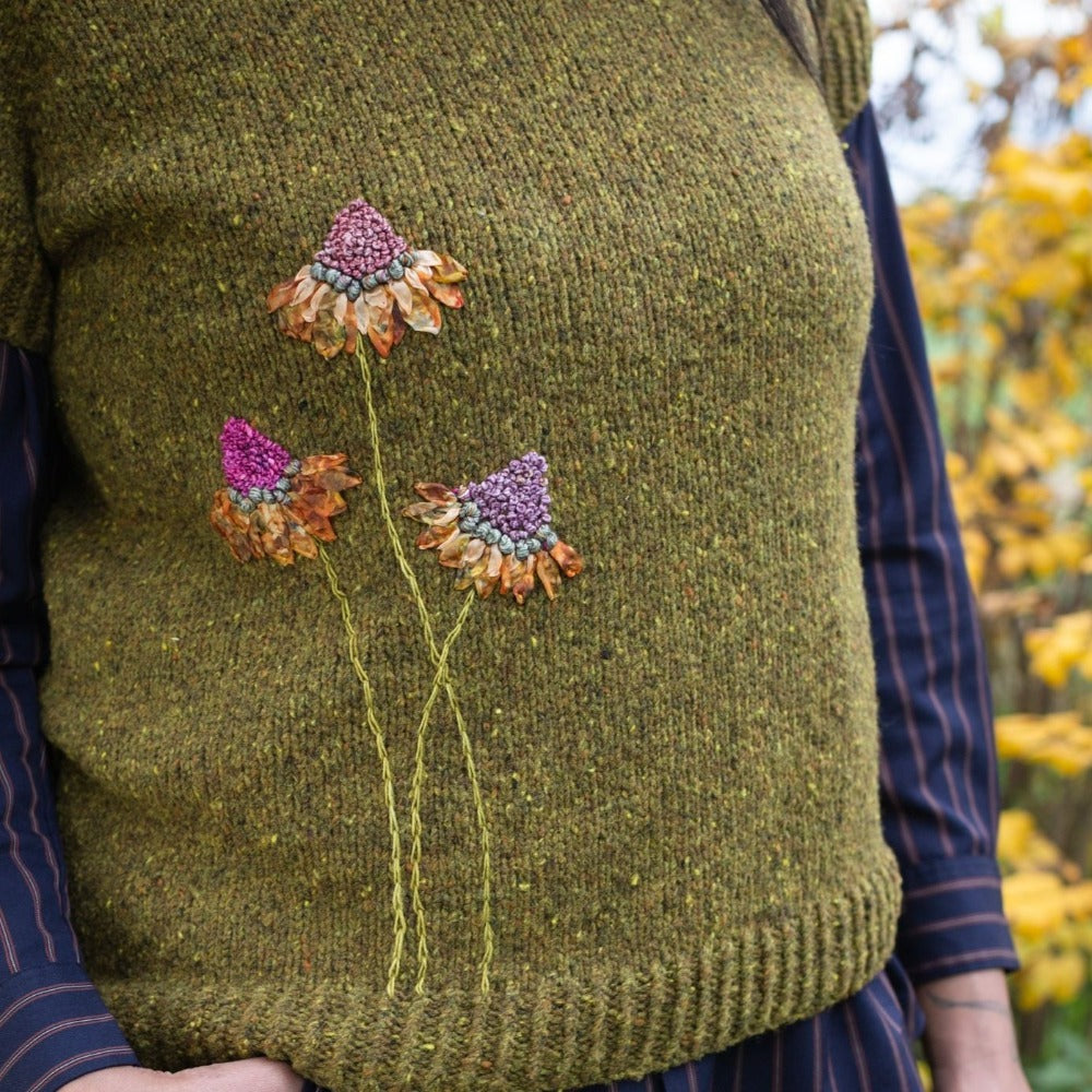 Embroidery On Knits by Judit Gummlich