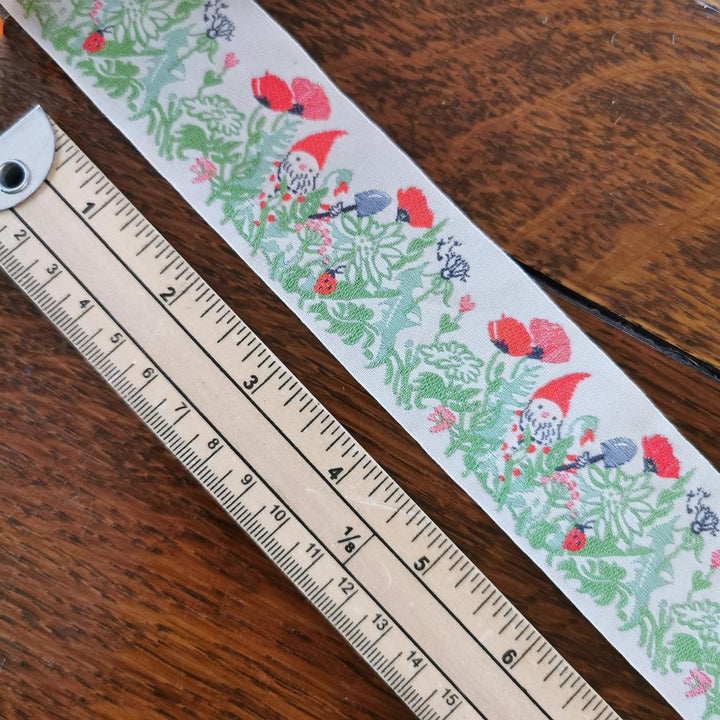 Kafka Gnomes Ribbon 40mm wide - per 50cm length