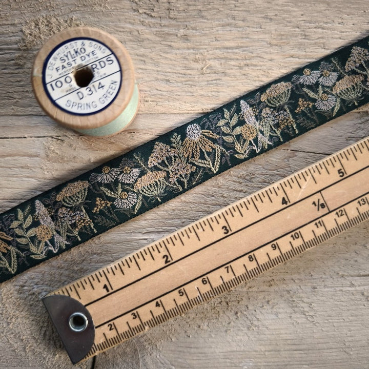 Kafka Seedhead Ribbon 30mm wide - per 50cm length