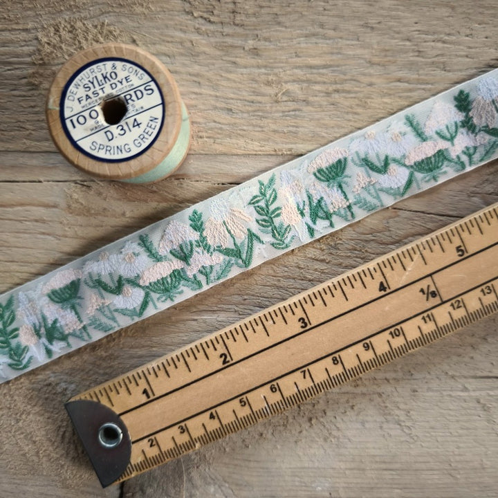 Kafka Seedhead Ribbon 30mm wide - per 50cm length