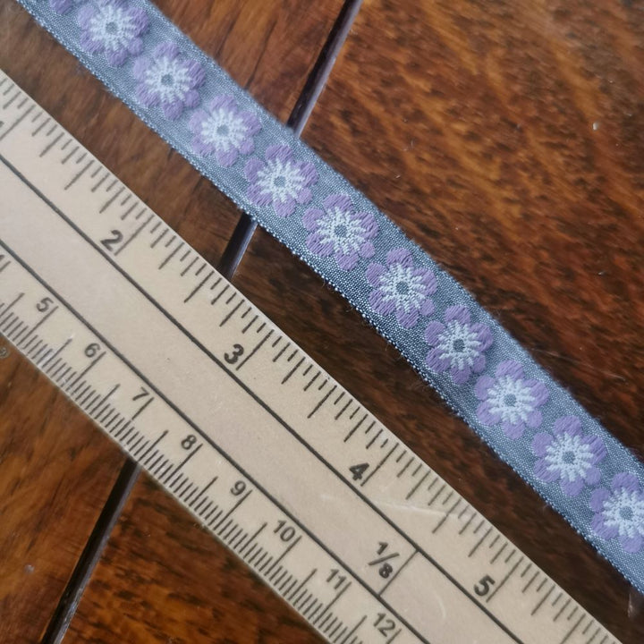 Kafka Blossom Ribbon - 15mm wide - per metre