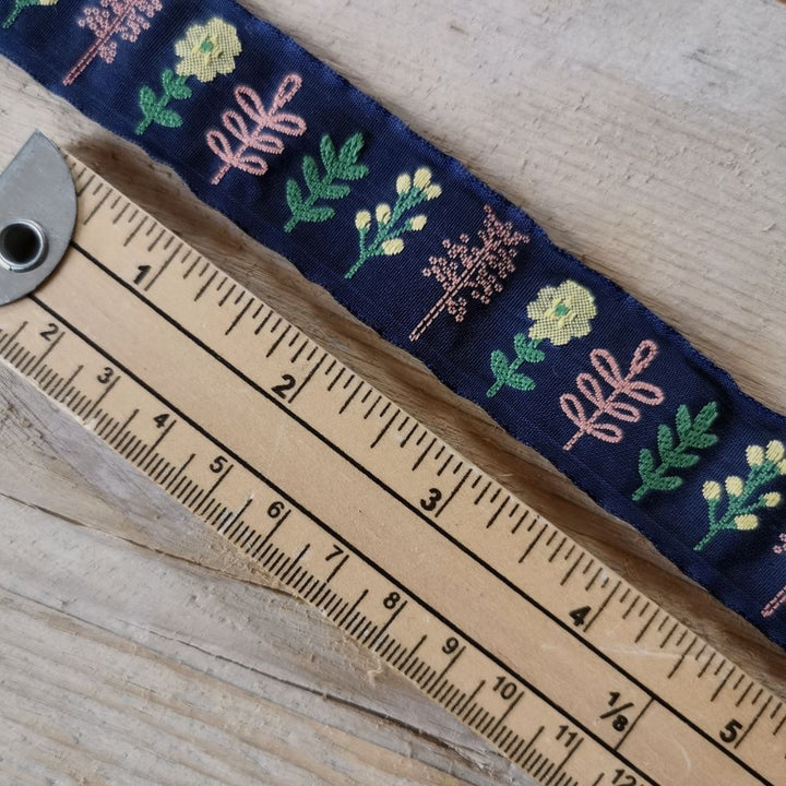 Kafka Sprigs Ribbon 25mm wide - per 50cm length