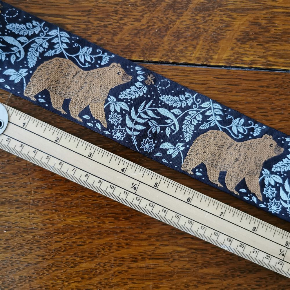 Kafka Bear Ribbon 60mm wide - per 50 cm length