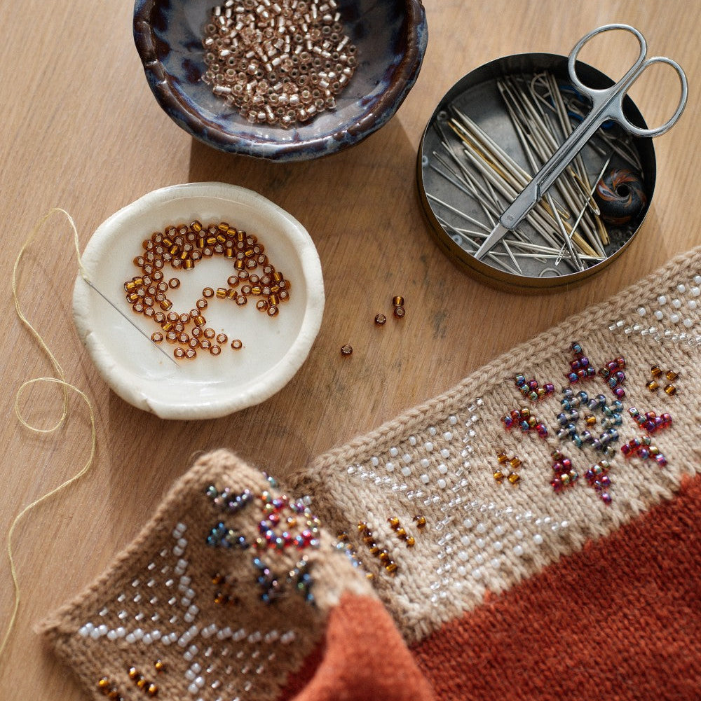 Beaded Colourwork - A Modern Approach to Knitting with Beads by Jeanette Sloan - pre-order for 29 Jan