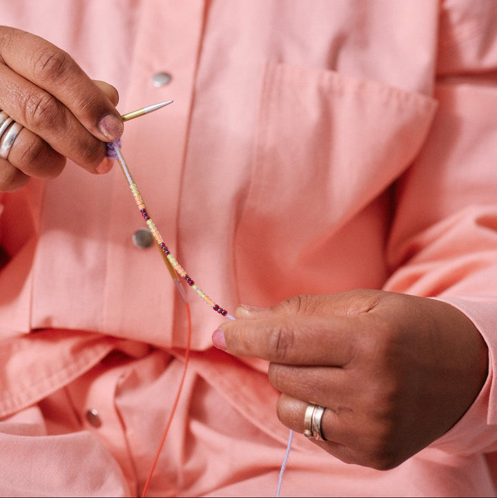 Beaded Colourwork - A Modern Approach to Knitting with Beads by Jeanette Sloan - pre-order for 29 Jan