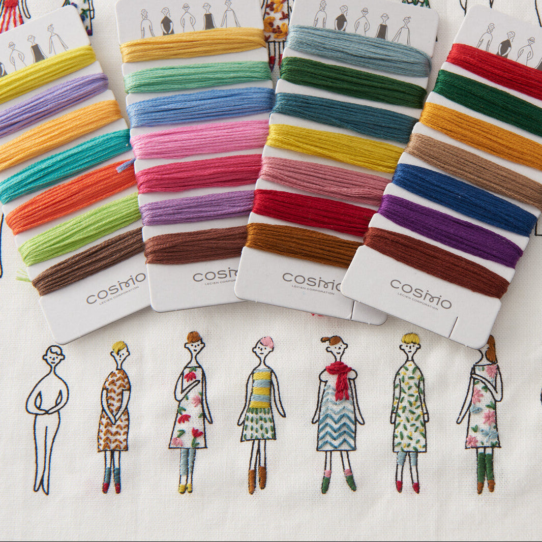 Lecien Ladies 100 Ne-San Thread Card