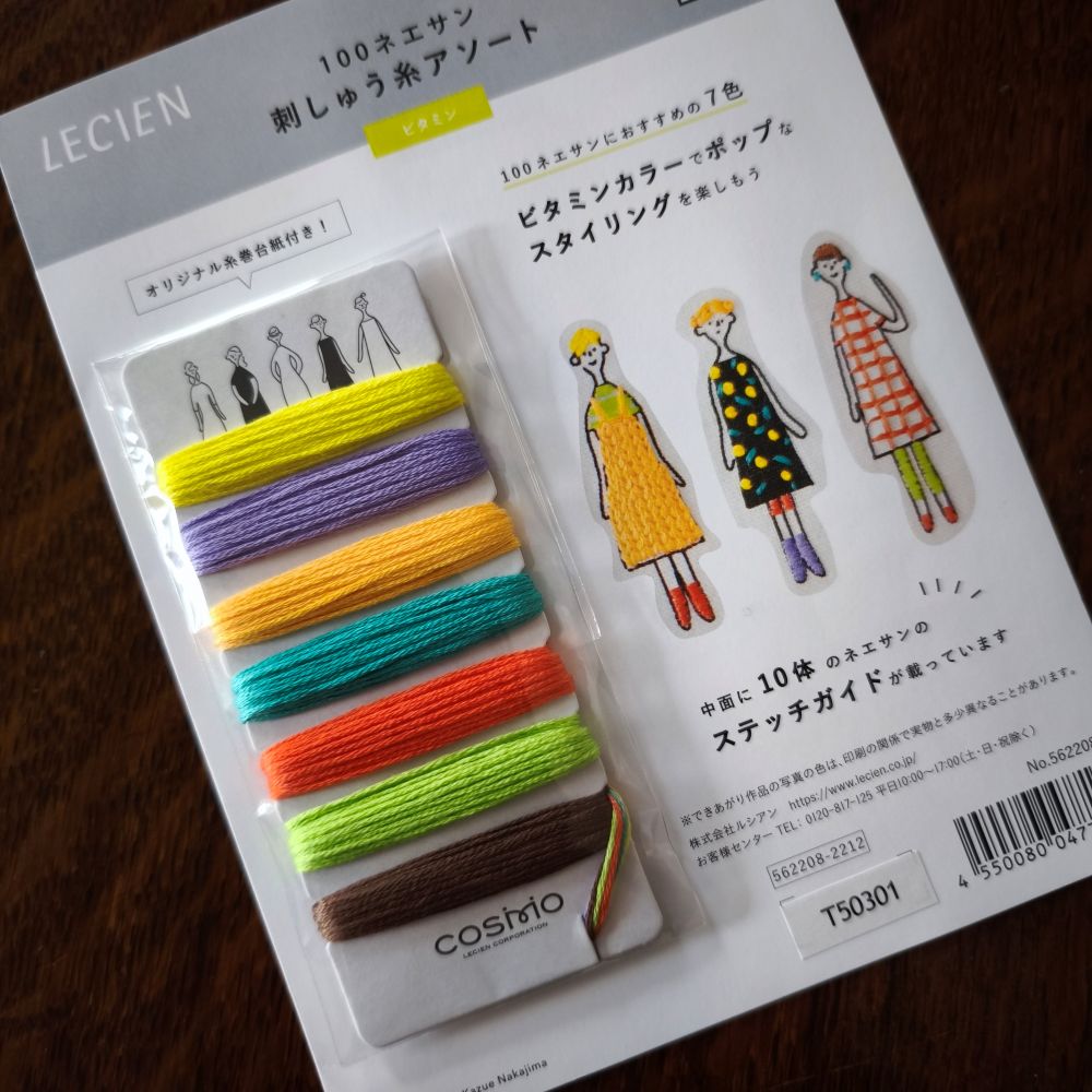 Lecien Ladies 100 Ne-San Thread Card