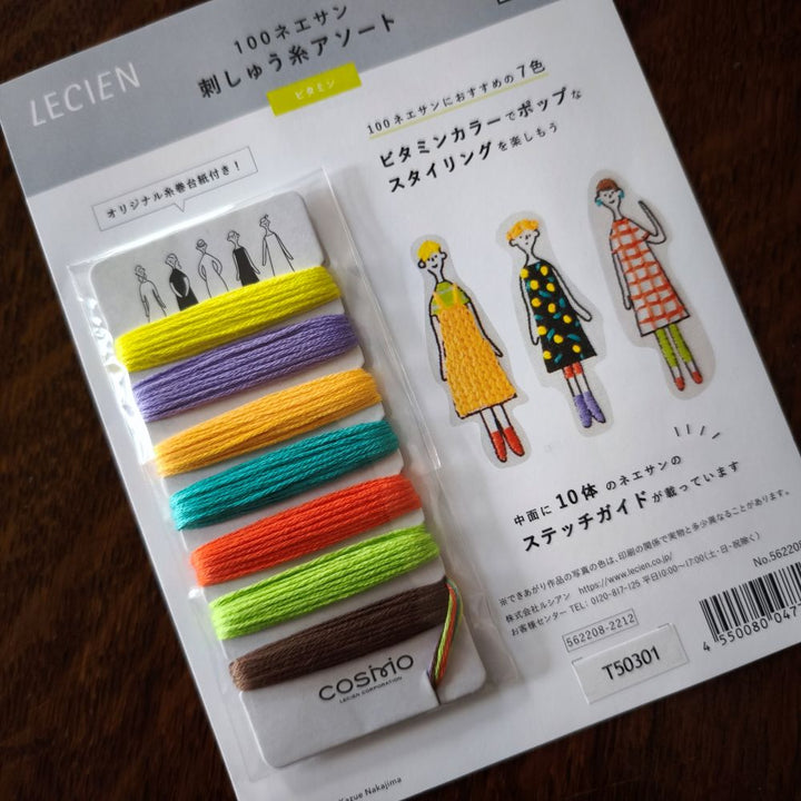 Lecien Ladies 100 Ne-San Thread Card