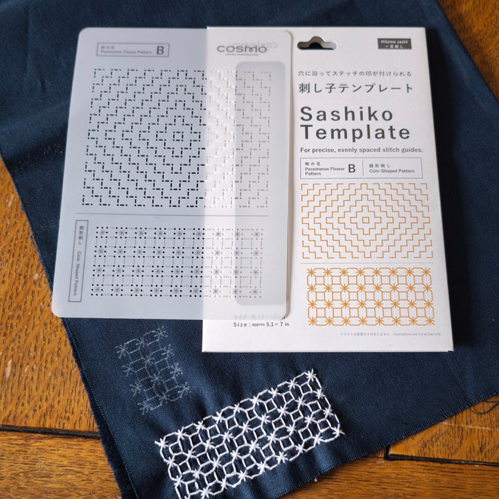 Sashiko Template - hitomezashi patterns