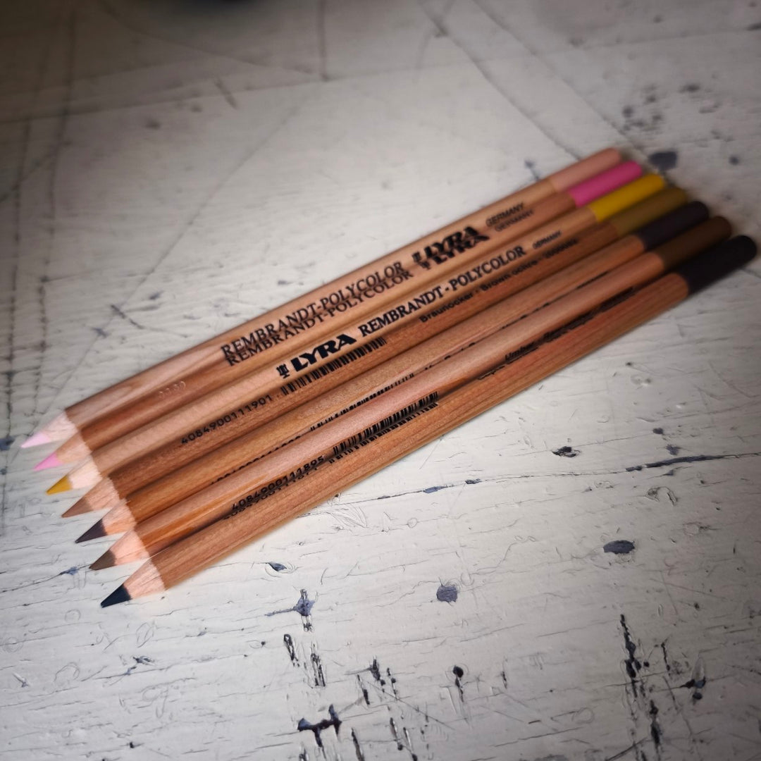 Lyra Rembrandt Polycolour Skin Tone Pencils - pack of 7