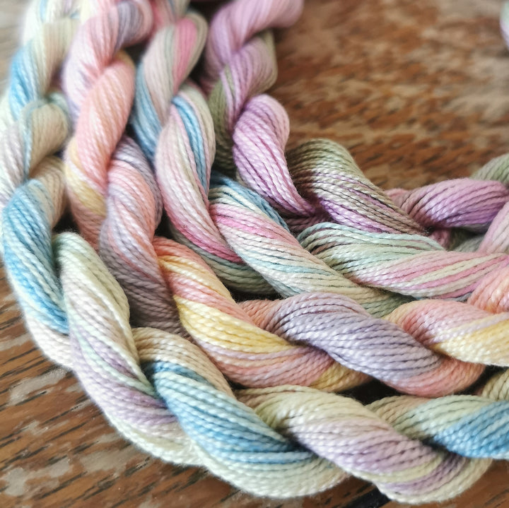 Paint Box Threads Variegated Skeins - Multis Pastel - Perle 8