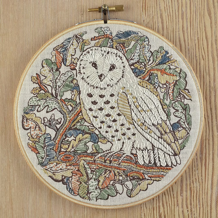 Jill Pargeter Embroidery Kit - Owl