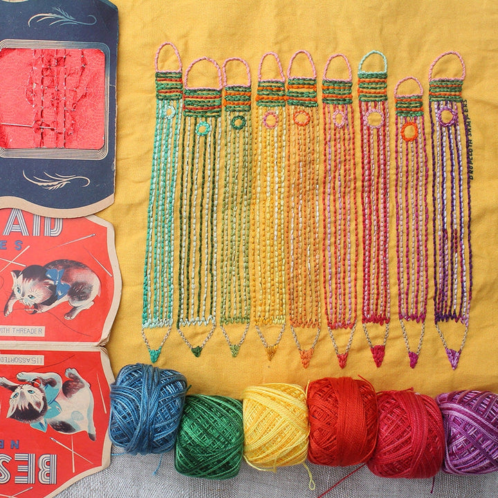 Dropcloth Sampler - Pencils