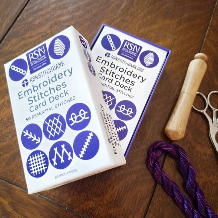 RSN Embroidery Stitch Card Deck