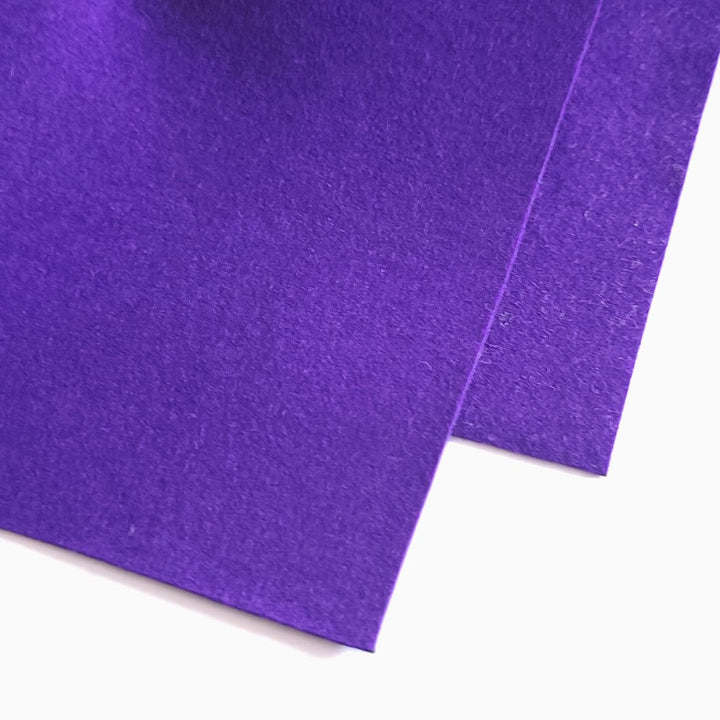 100% Wool Felt Single Sheet - coloured