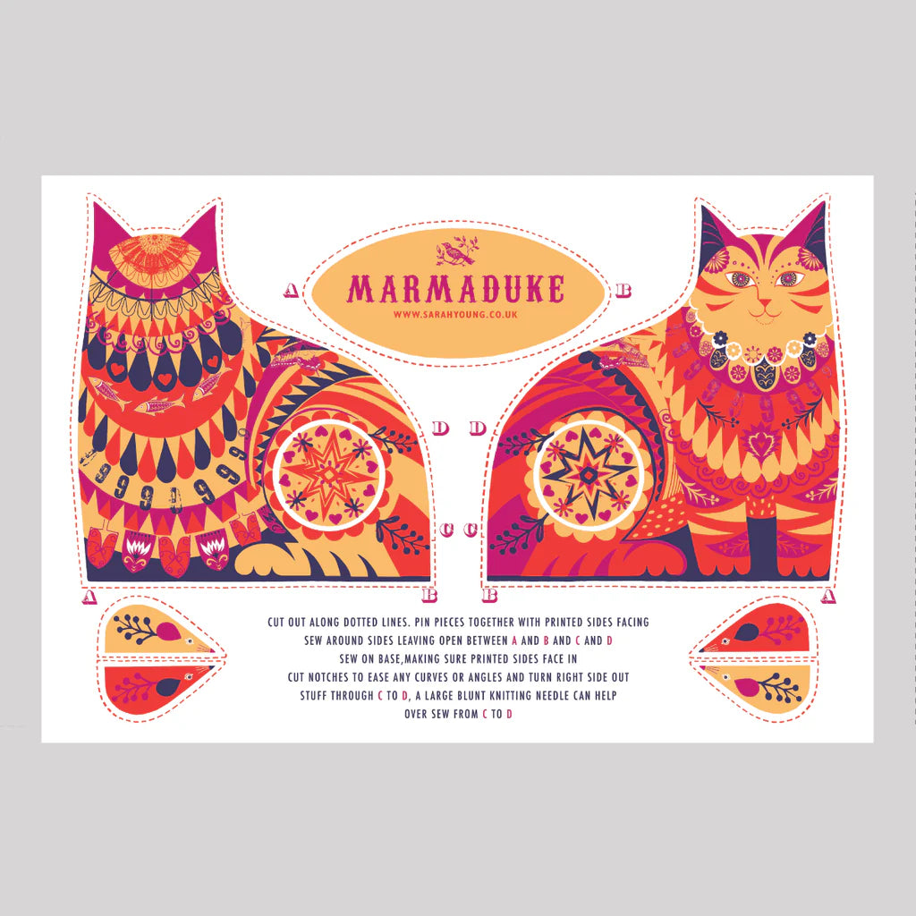 Sarah Young Cut and Sew Animal Teatowels