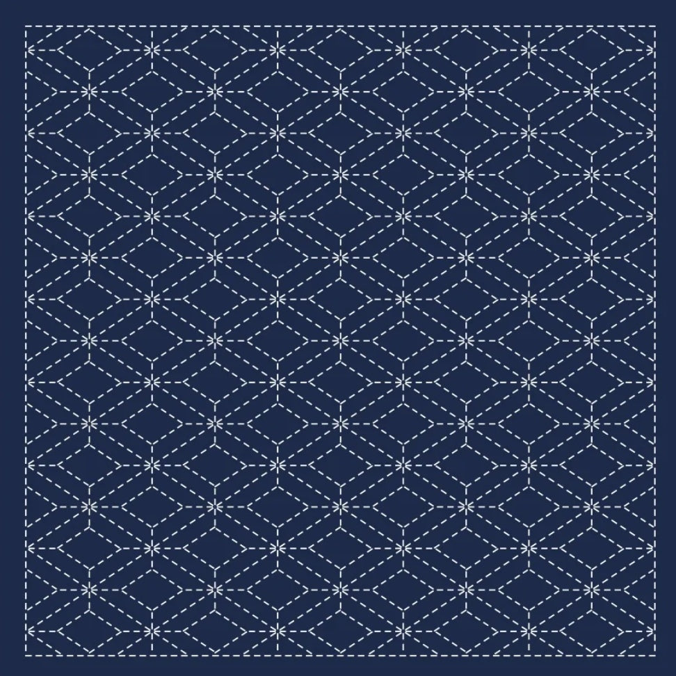KIMONO FABRIC/SASHIKO 悦に入っ KNIT TUNIC