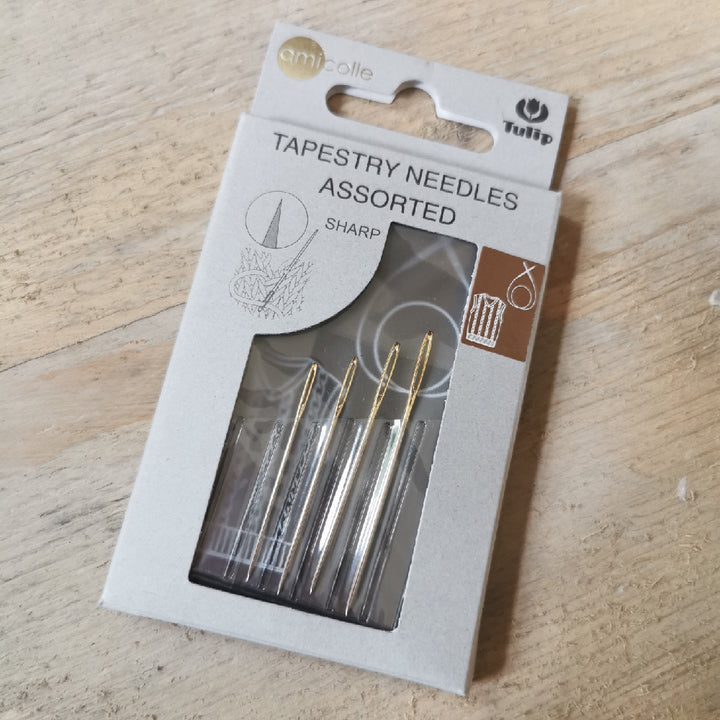 Tulip Hiroshima Tapestry/Yarn Needles, sharp tip, in magnetic pack