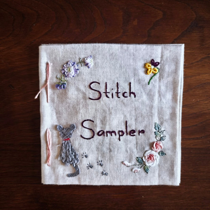 Tulip Embroidery Sampler Book - 3D Stitches