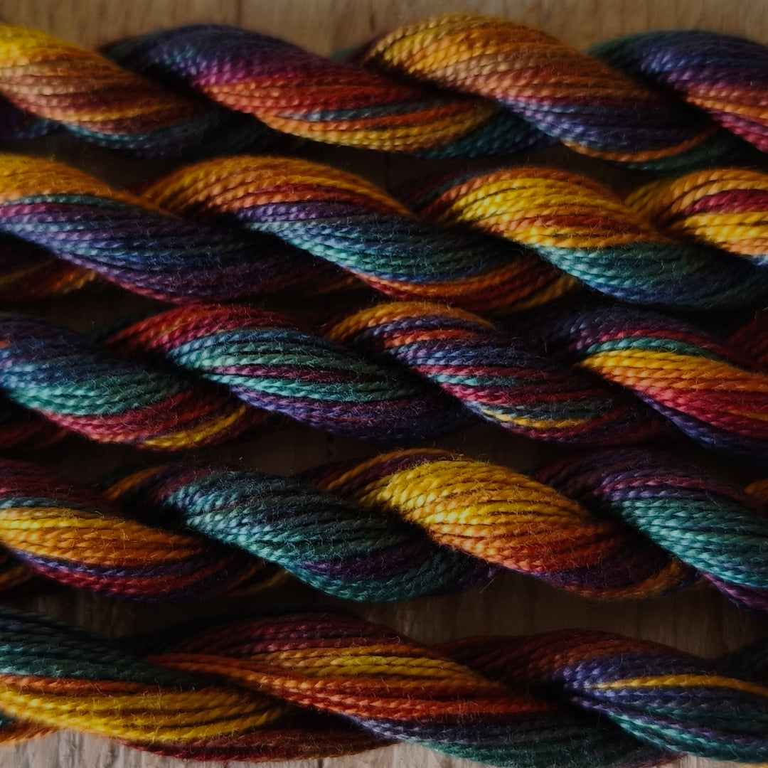 Paint Box Threads Variegated Skeins - Multis Regency - Perle 8