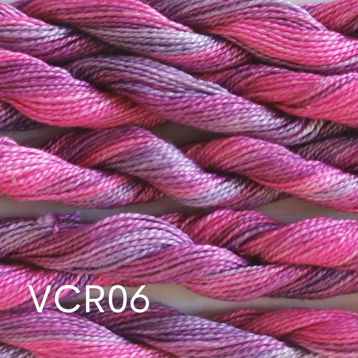 Paint Box Threads Variegated Skeins - Reds - Perle 8