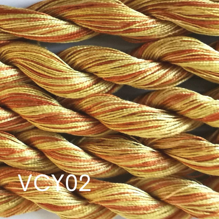 Paint Box Threads Variegated Skeins - Yellows - Perle 12