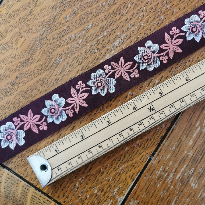 Kafka Alpenrose Ribbon 32mm wide - per 50 cm length