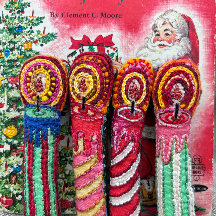 Dropcloth Sampler - Candle Ornaments