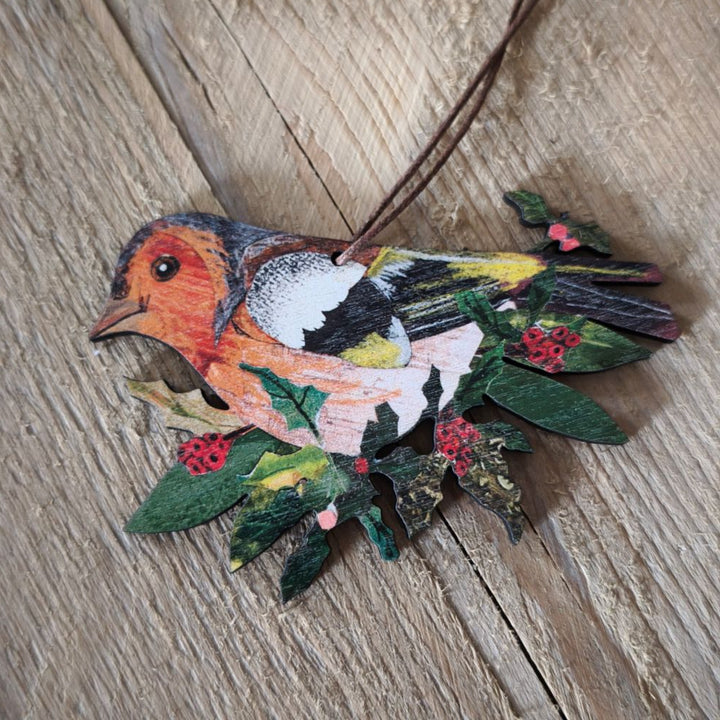 Nature Wooden Decoration by Clare O&