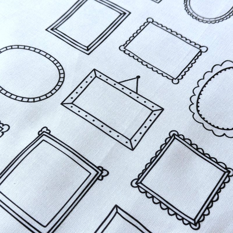 'Frames' Printed Fabric Panel