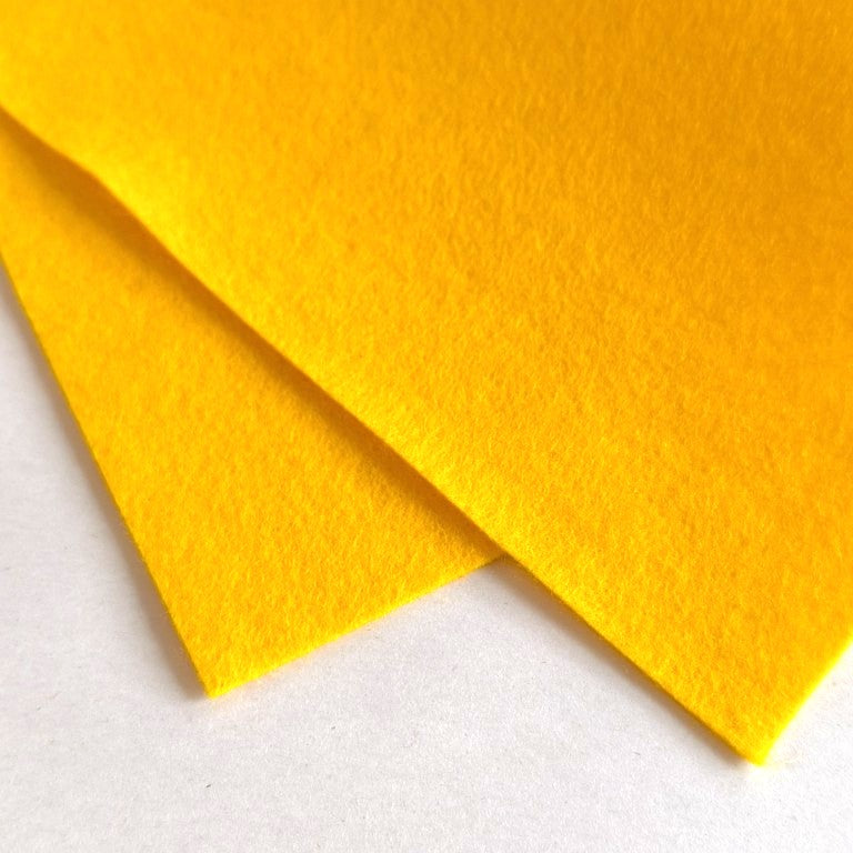 100% Wool Felt Single Sheet - coloured