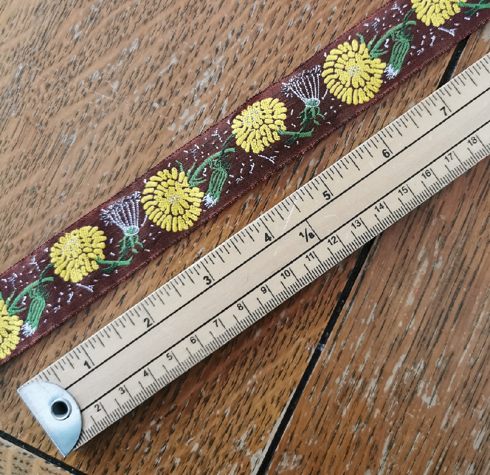 Kafka Dandelion Ribbon 30mm wide - per 50cm length