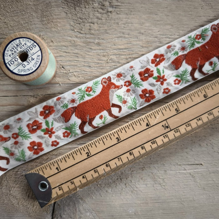 Kafka Fox Ribbon 40mm wide - per 50cm length