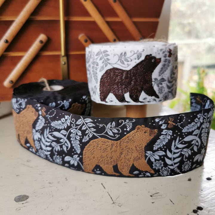 Kafka Bear Ribbon 60mm wide - per 50 cm length