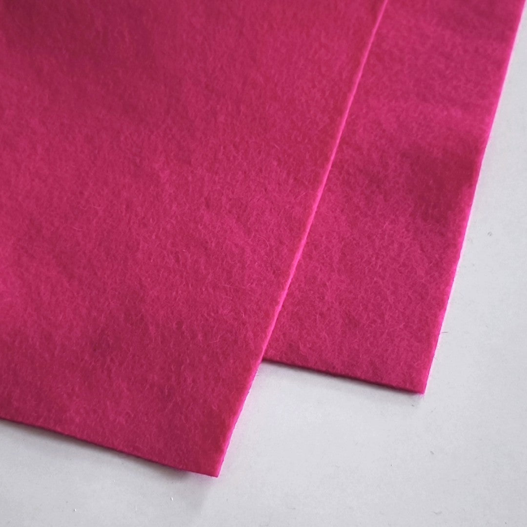 100% Wool Felt Single Sheet - coloured
