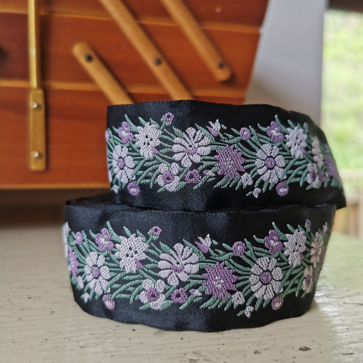 Kafka Meadow Ribbon 35mm wide - per 50cm length