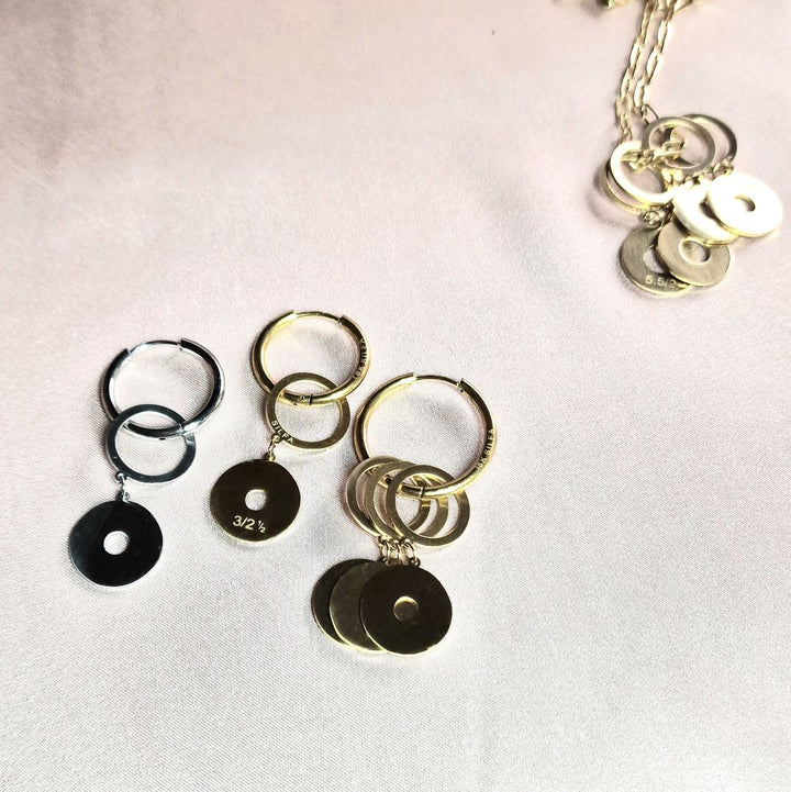 Silfa Stitch Markers Charms / Needle Gauges