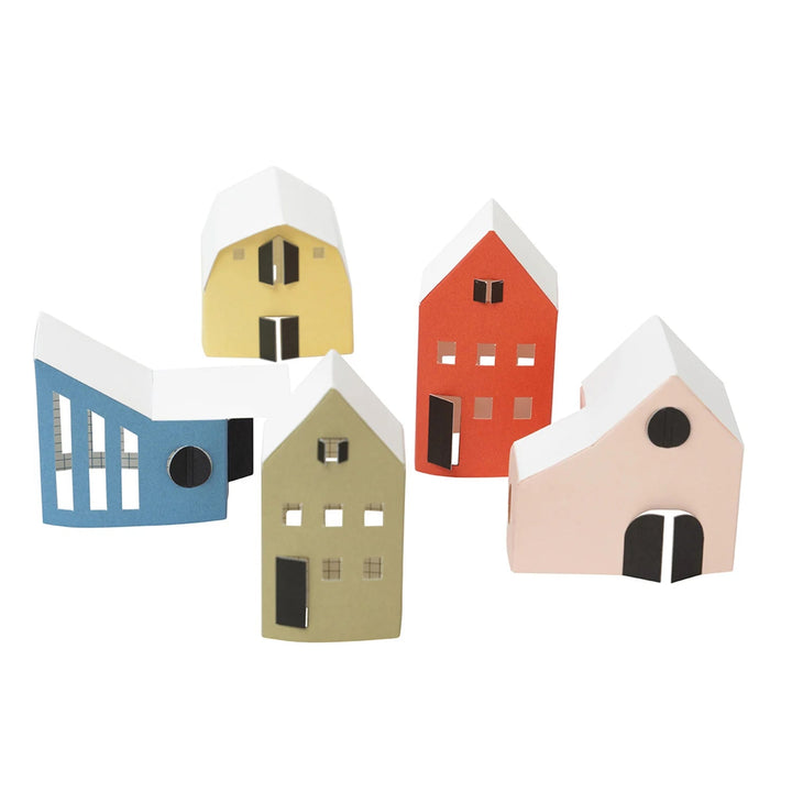 Jurianne Matter 'Nook' Set of 5 Paper Houses