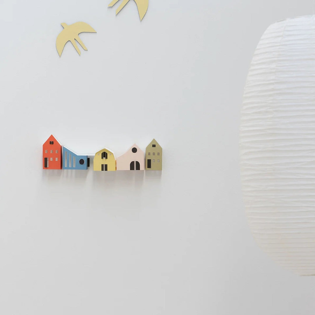 Jurianne Matter 'Nook' Set of 5 Paper Houses