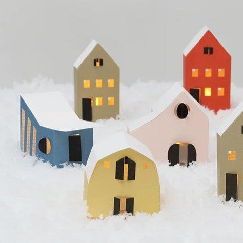 Jurianne Matter 'Nook' Set of 5 Paper Houses