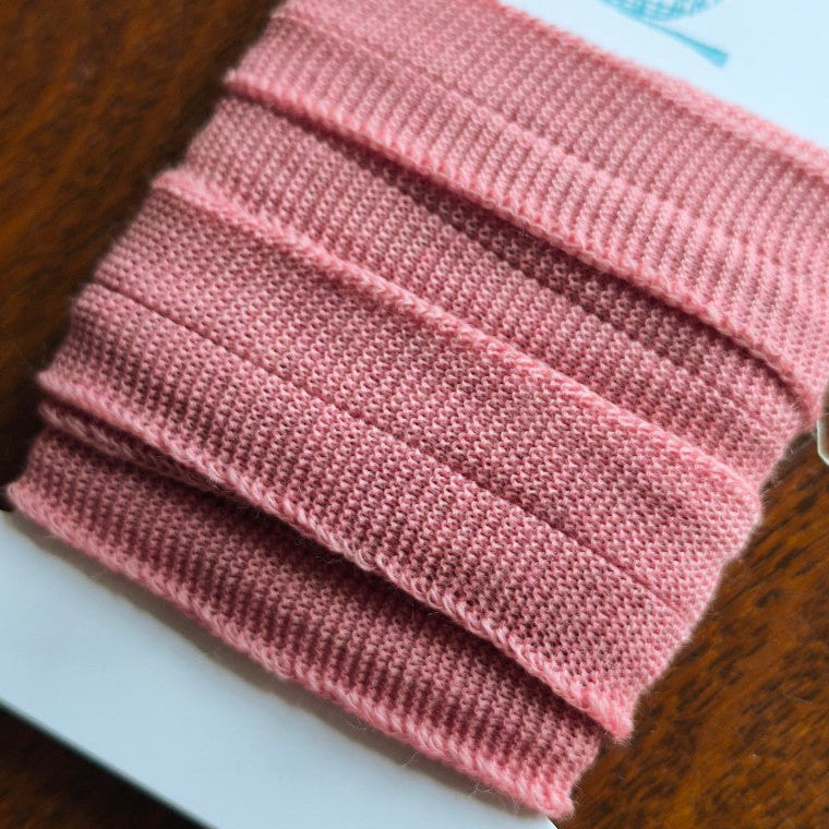 Organic wool fold-over binding 2 metre card