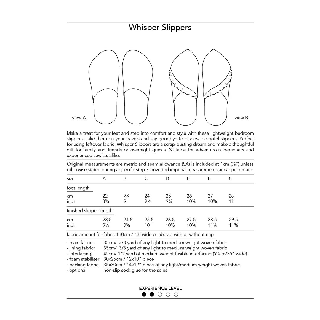 Dhurata Davies - Whisper Slippers Pattern