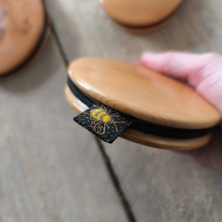 Yew Darning Disc by Richard Gibson