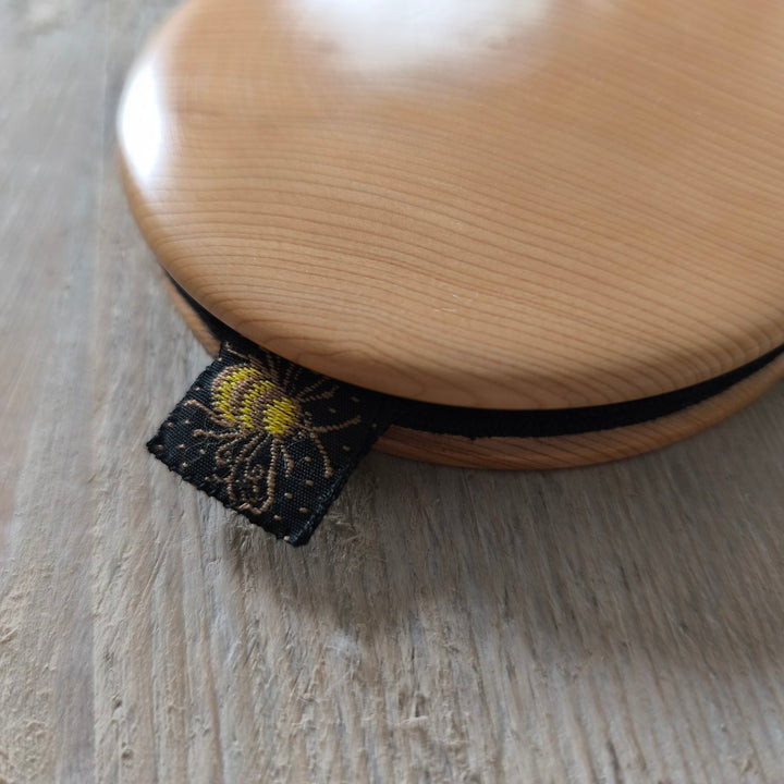 Yew Darning Disc by Richard Gibson