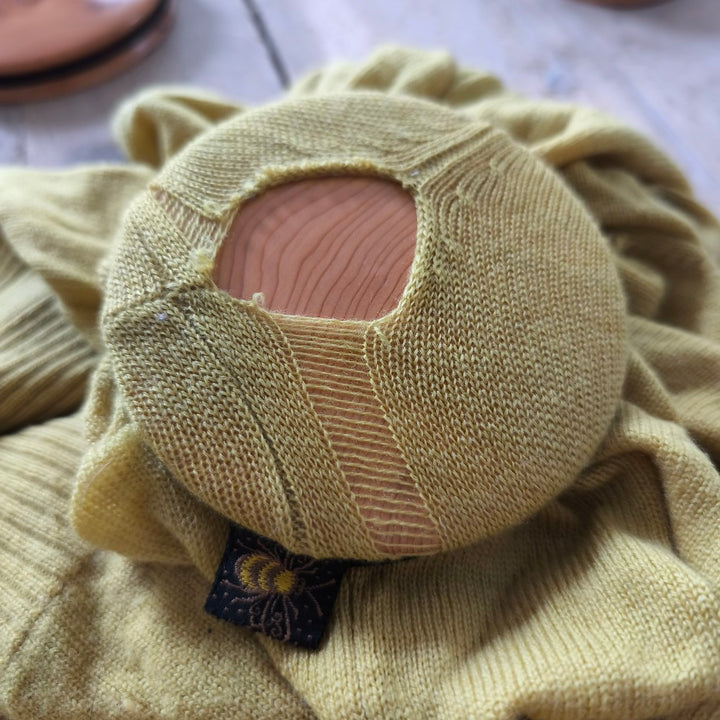 Yew Darning Disc by Richard Gibson
