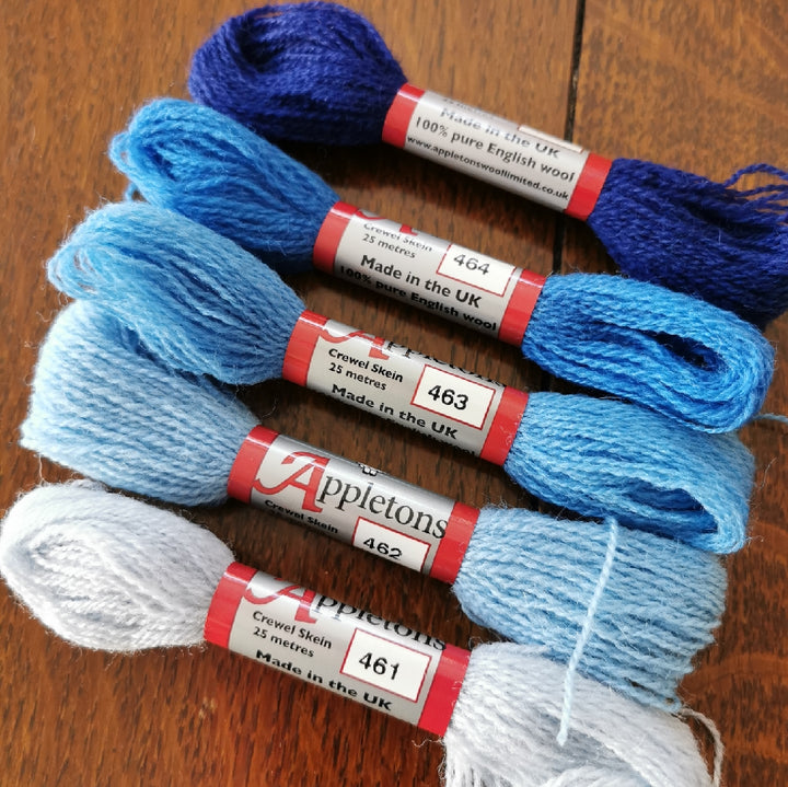 Appletons Wool - crewel Cornflower