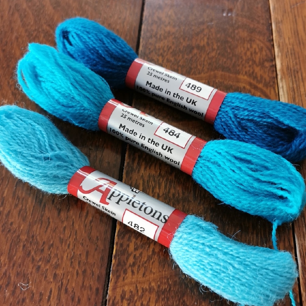Appletons Wool - crewel  Kingfisher