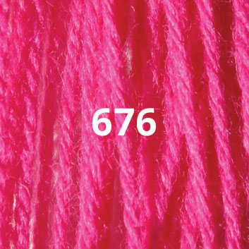 Appletons Wool - crewel  Bubble Gum Pink