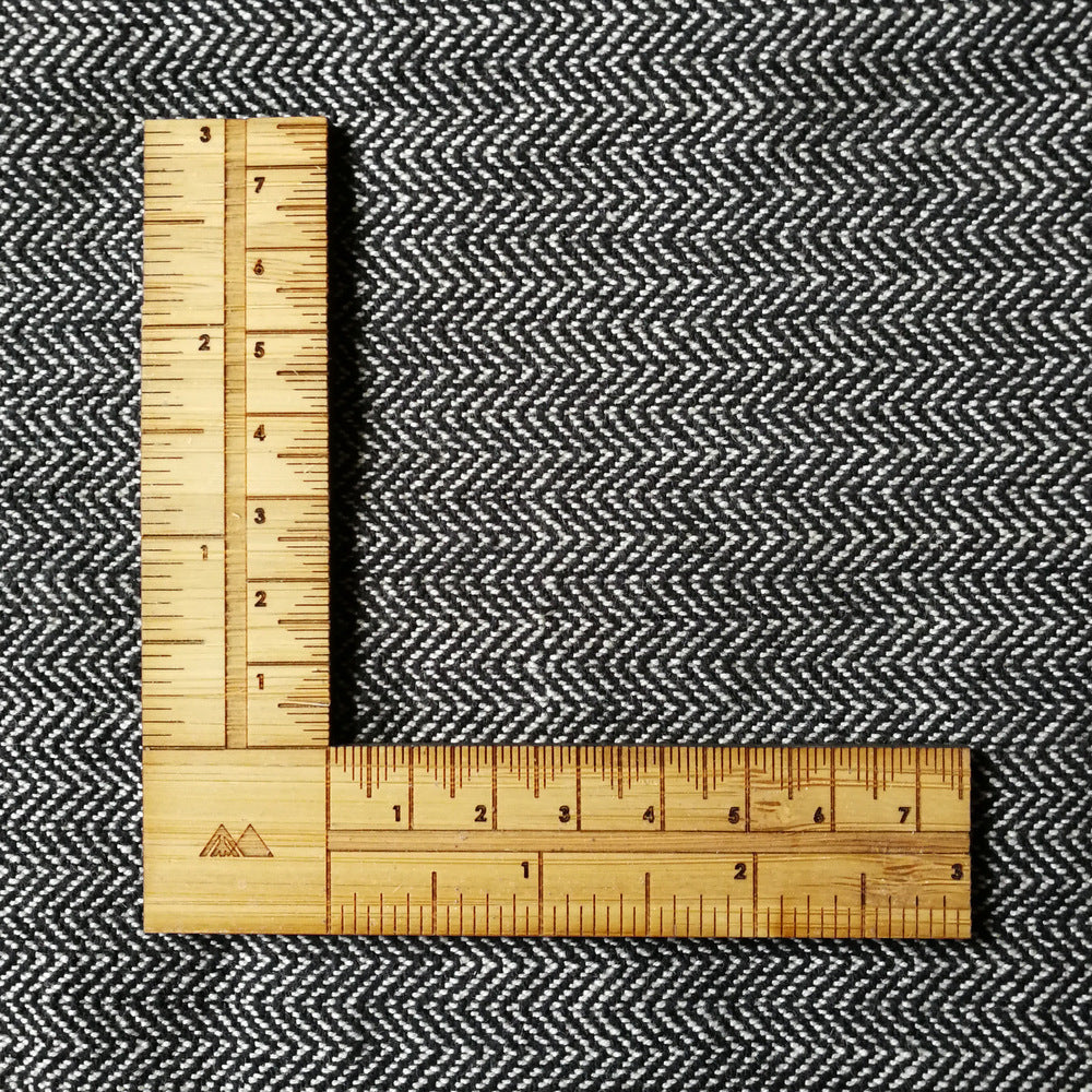 Beyond R Ruler Arrow Mountain Right Angle Hem Ruler/Sewing Gauge – Beyond Measure